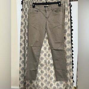 Women’s Size 12 Regular AEO Khaki Jegging colored denim tan light brown EUC